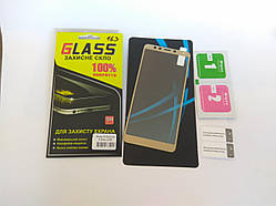 Захисне скло для Xiaomi Redmi 5 full cover із золотими рамками 2,5d  