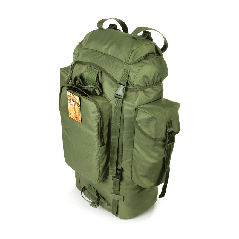 Туристичний армійський міцний рюкзак 75 літрів оливи. Спорт, риболовля, туризм, полювання, армія.