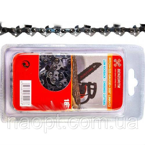 Ланцюг для бензопили. 25 ( 50 ) х 3/8 х 1,3 Benzoritm. Ланцюг для бензопили. Ланцюг на бензопилу. Ланцюг для пилки., фото 1