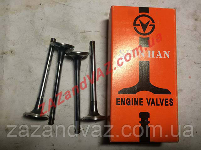 Клапани випускні Ланос 1.5 Lanos 1.5 комплект Shinhan Корея 96182933