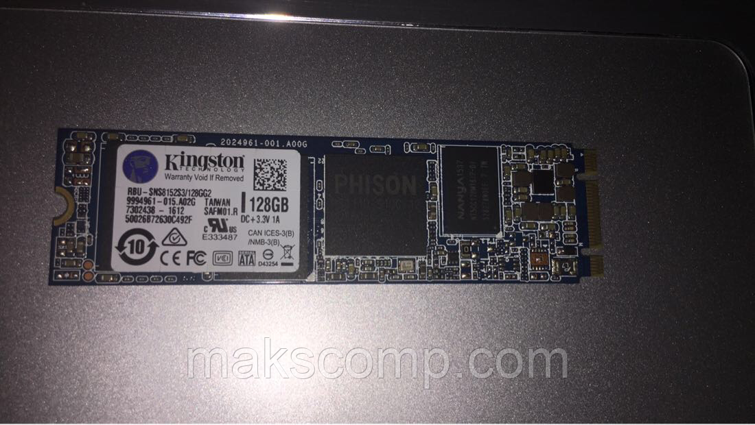 SSD Kingston 128GB m.2 SATAIII (RBU-SNS8152S3/128GG2)