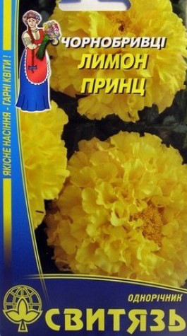 Насіння "Чорнобр. прямостійні Лимон Принц", 0,2г Світязь , фото 1