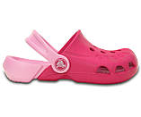 Крокси для дівчинки сабо Електро оригінал/Crocs Kids Electro Clog (10400), Рожеві, фото 9