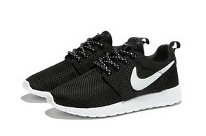 Дитячі кросівки Nike Roshe Run Black White