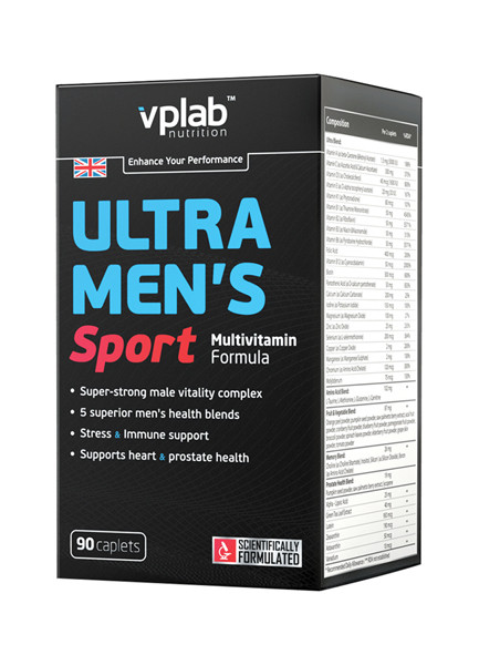 Ultra Men's Sport Multivitamin VPLab 90 caps
