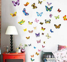 Набір декоративних наклейок для інтер'єру Метелики