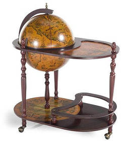 Глобус бар підлоговий зі столиком Земна куля 42004 R