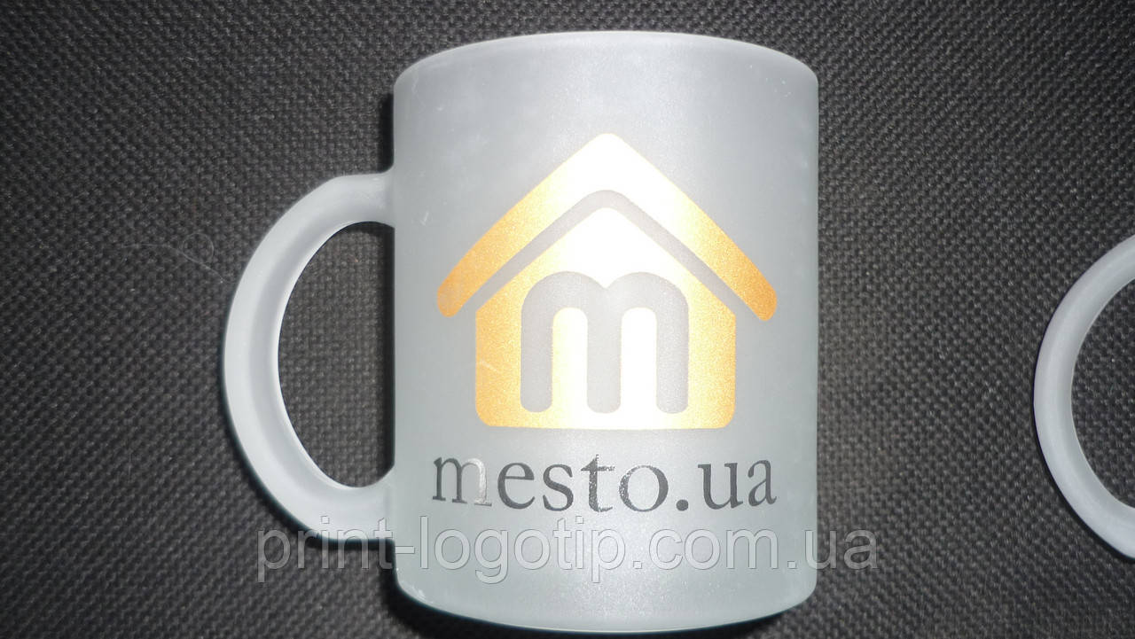 Матова чашка "фроузен" під нанесення логотипу, фото 1