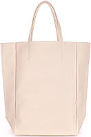 Женская кожаная сумка POOLPARTY SOHO poolparty-bigsoho-beige