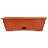 Вазон "Терра" з підст. балк. 100*19см. (теракот)