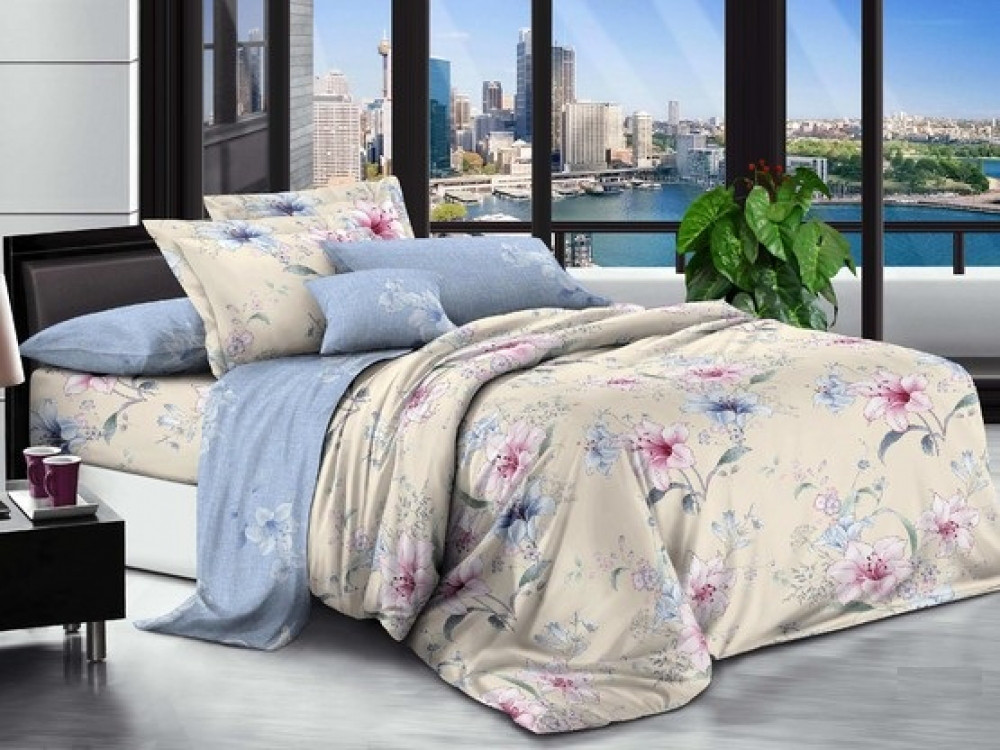 Постільна білизна Поплін Фантазія Moon Love 201037 (Полуторна)