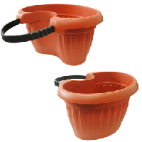 Вазон із кріпленням на стовп "Терра" (Алеана) 27