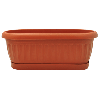 Вазон з підст. "Терра"(кактус.) 26,5*10,2см. (теракот)