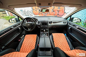 Накидки з алькантари на передні сидіння