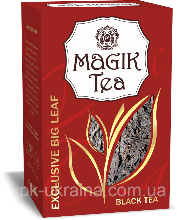 Чорний листовий чай «Magik Tea Exclusive Big Leaf» (80г)