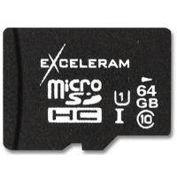 Карта пам'яті eXceleram 64Gb microSDXC class 10 UHS1 (MSD6410)