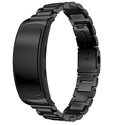 Металевий ремінець Primo для фітнес браслета Samsung Gear Fit 2 / Fit 2 Pro (SM-R360 / R365) - Black