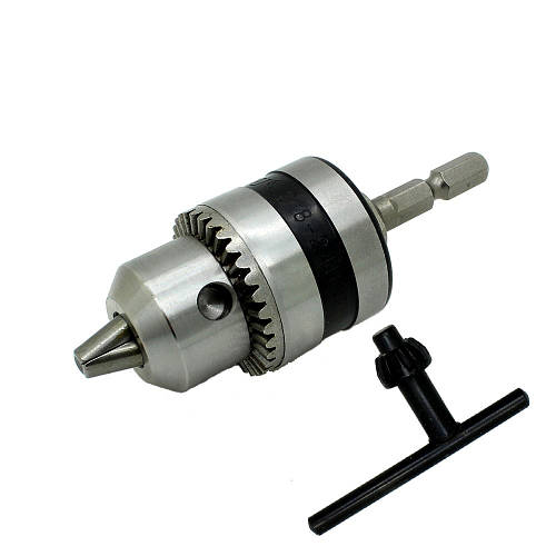 Патрон для шуруповерта-дрели 1.5-10 мм, с шестигранным хвостовиком. (ID ...