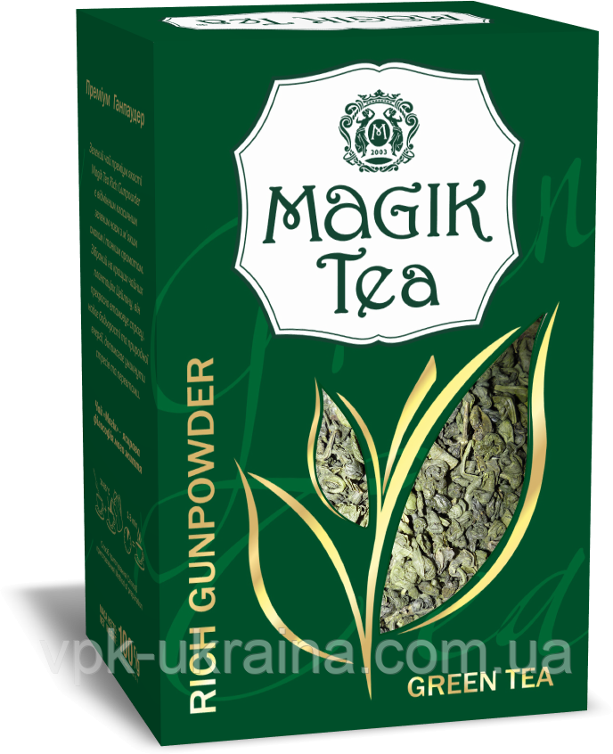 Зелений листовий чай «Magik Tea Rich Gunpowder» (100г)