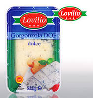Итальянский пикантный сыр Gorgonzola DOP dolce Lovilio (сыр Горгонзола), 200 г.