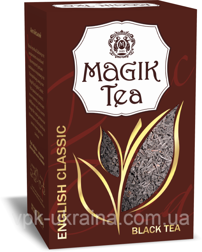 Чорний листовий чай «Magik Tea English Classic» (100г)