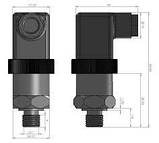 Датчик тиску BCT110, BCT22 -1...0 барів-4...20 mA, 0-10V G1/4 G1/2, фото 5