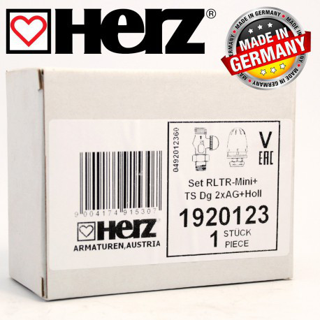 HERZ RTL 1920123 регулятор-обмежувач температури комплект, прямий. - фото 1 - id-p674210234