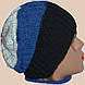 Жіноча в'язана шапка-носок спортивного силуету яскравого забарвлення, фото 2