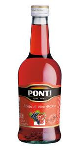 Уксус из красного вина Ponti Aceto di Vino Rosso, 500 мл. - фото 1 - id-p50633917
