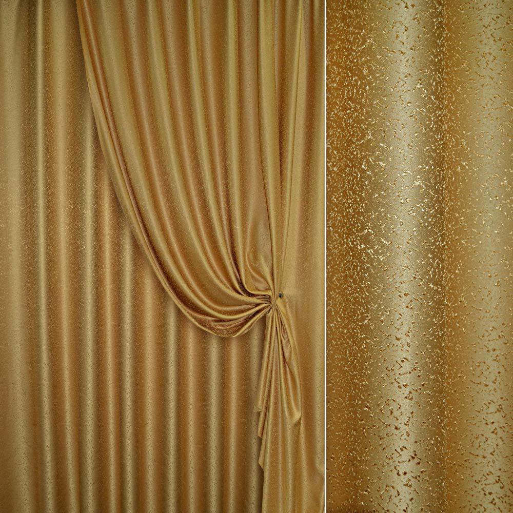 Жакард для штор петлевидний крапля рудий, ш.275