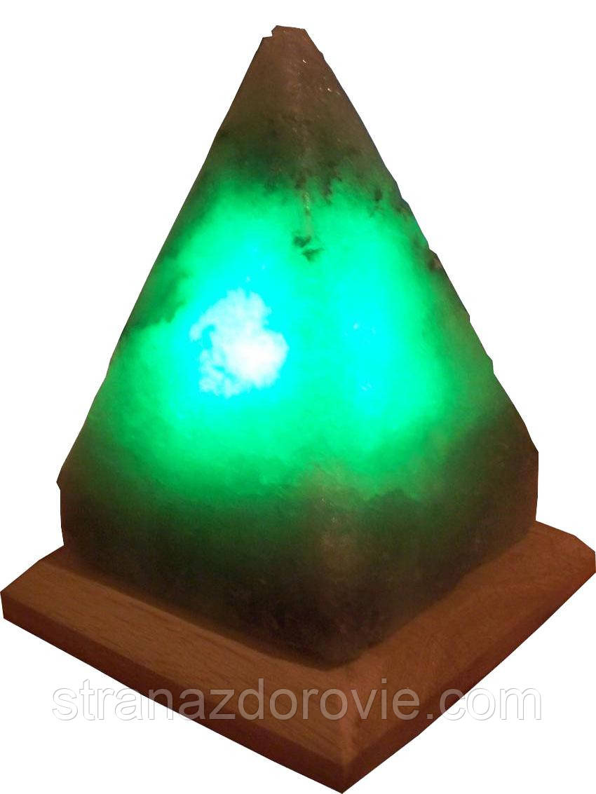 Солевая лампа Пирамида малая 4-5 кг - фото 2 - id-p50641080