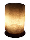 Соляна лампа Циліндр Свічка 4-5 кг. Біла, кольорова лампочка, фото 4