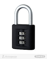 Замок навісний TOKOZ delta_40 code nr_shackle 21мм 6мм blister