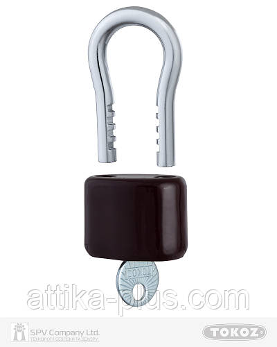 Замок навесной TOKOZ 112/50 3KEY TK1_M R_shackle 32мм 9мм, цена 300 грн ...