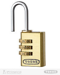 Замок навісний TOKOZ delta_20/3 code nr_shackle 22мм 3мм blister