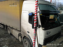 Изготовление лобового стекла триплекс на грузовик Volvo FH. Установка лобового стекла на Вольво ФШ в Никополе (Украина) 1