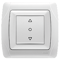 Кнопочный выключатель жалюзи 1-кл. белый 90561072 VIKO CARMEN