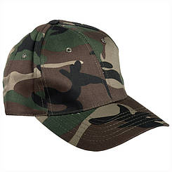 Бейсболка класична BASEBALL CAP WOODLAND