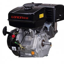 Двигун бензиновий Loncin G420F (13 л.с., вал 25 мм, шпонка), фото 2