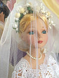 Лялька наречена Лавінія (40 см) порцелянова, фото 2