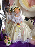 Лялька наречена Лавінія (40 см) порцелянова