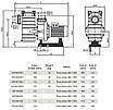 Насос до басейну Hayward HCP401003E KAN1020 T2.B IE3, 115.6 м³/год, трифазний, фото 6