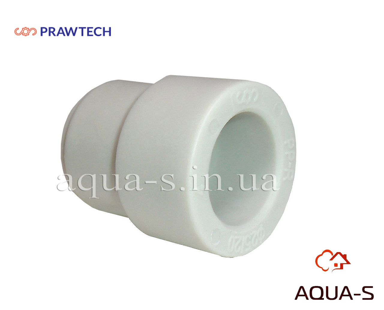 Муфта перехідна Prawtech PPR DN 40-20 для з'єднання ППР-труб (Польща), фото 1