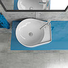 Умивальник накладний Kerabad KBW 391 (раковина до ванної кімнати) 50*40, фото 2