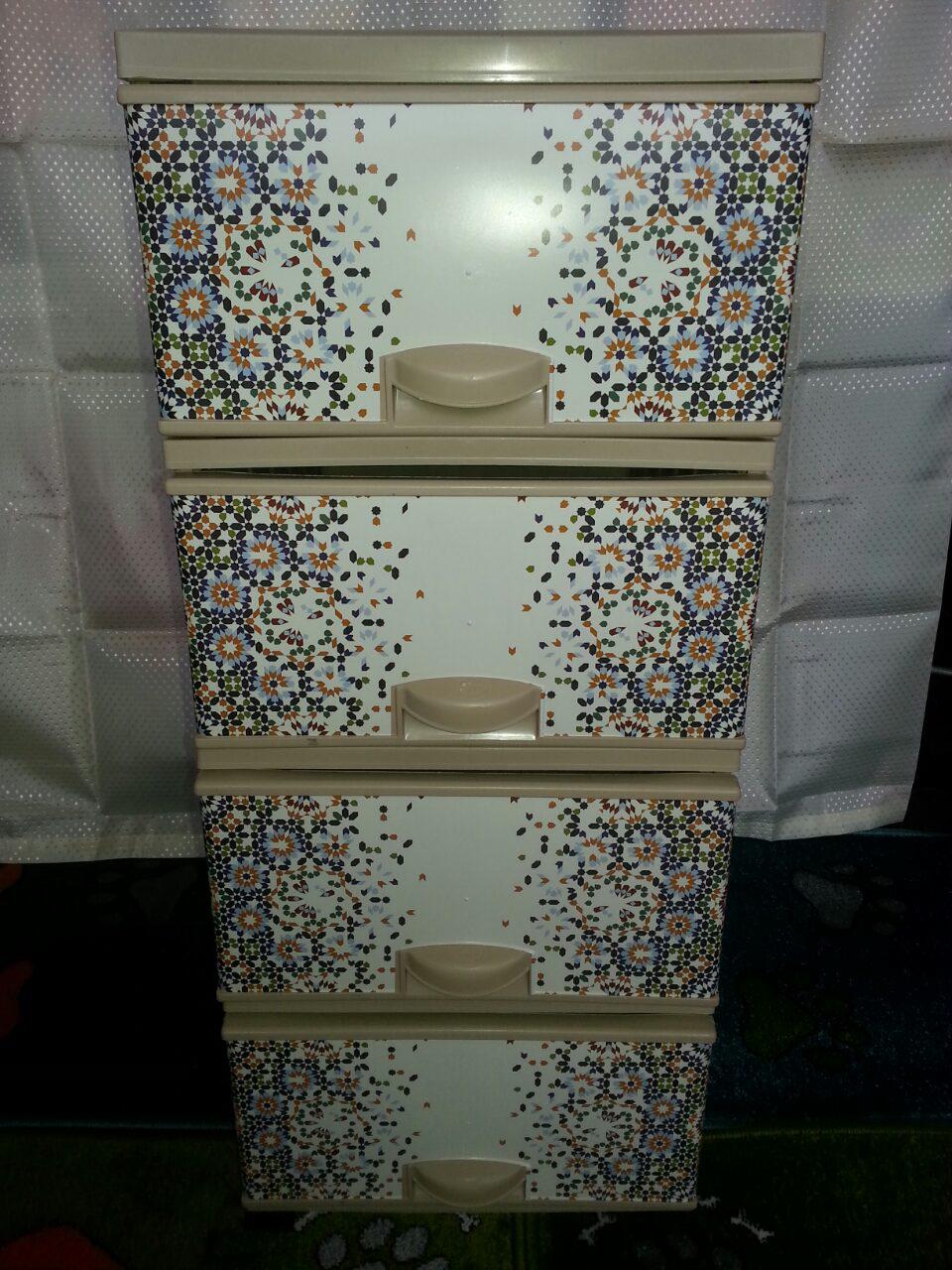 Пластиковий комод elif мозаїка,купити комод, ящик для речей і іграшок (еліф)