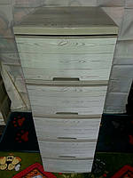 Комод на 5 ящиків "дерево" кремовий Алеана