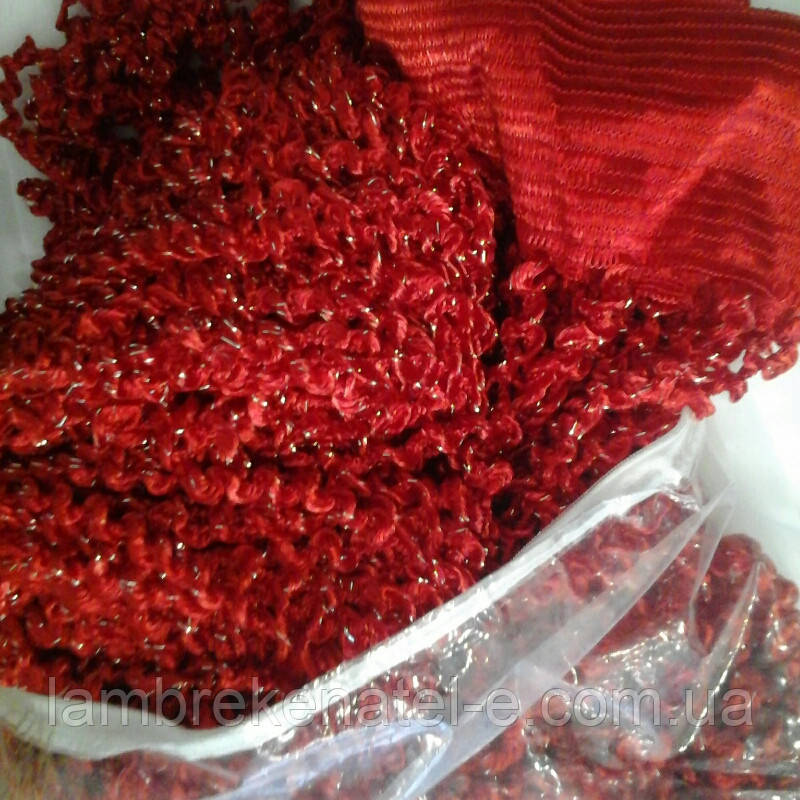 Нитка штора червона, фото 1