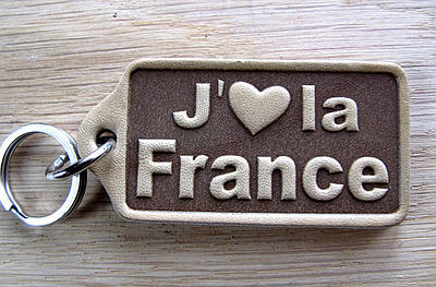 Брелок j'aime la France Я люблю Францію