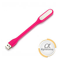 Ліхтарик гнучкий LED USB 1.2W 4500K Pink