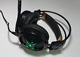 Навушники професійні ігрові з мікрофоном і підсвіткою HAVIT H2163U, 7.1USB, black, фото 4